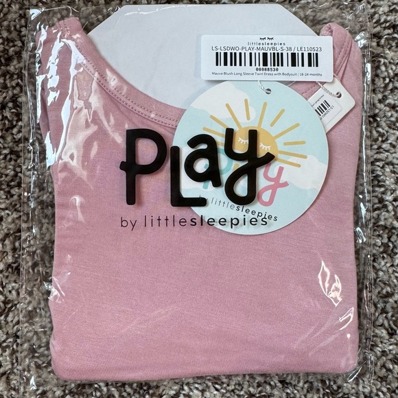 Little Sleepies Other - Little Sleepies twirl dress with bodysuit in Mauve Blush - 
18-24 months